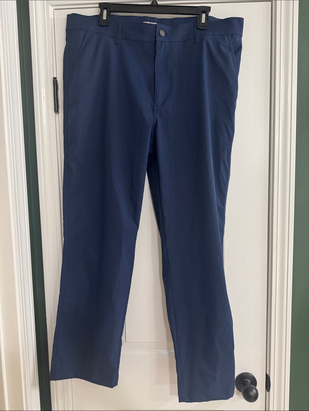 Men's Navy Performance Stretch Dress Pants by 32 Degree Cool
